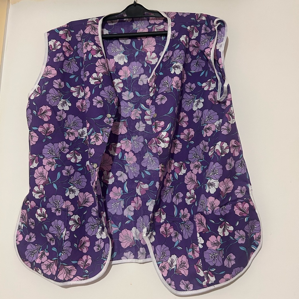 Floral Purple Women's Tunic Top